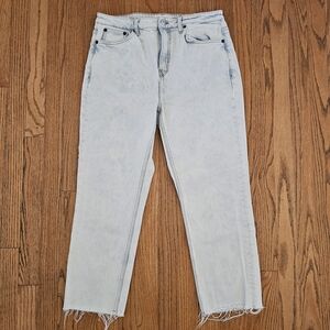Topshop Light Wash Straight Jeans Size W30/L30